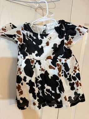 Happy Threads Cow Print Shirt with Bell Bottom Pants Size 4T